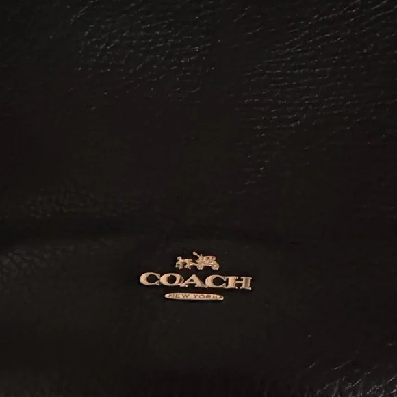 Coach Black Leather Shoulder Bag - Picture 2 of 13
